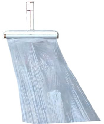 SRKATI Semillas Dispensador Máquina de prensado y Recubrimiento automático de película agrícola pequeña Máquina de extensión de película Multifuncional Manual Siembra Esparcidor(0.8m-2m)