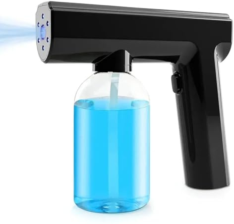 Yominerr Barber Water Mister Brumisateur Électrique Sans Brumisateur D'Eau Brumisateur à Vapeur Désinfection Outil de Brumisation de Jardin Noir