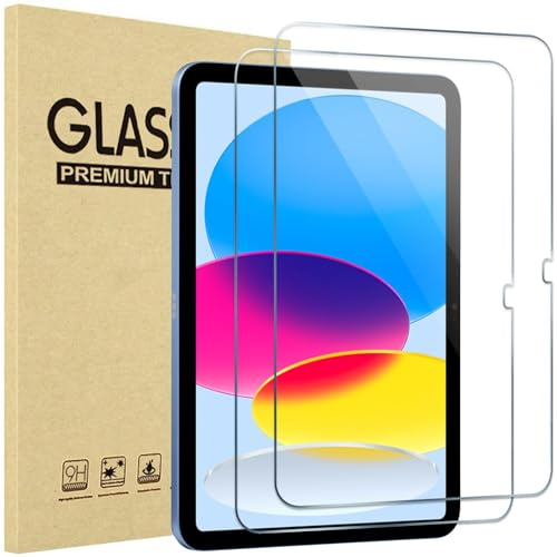 TXWLLIU 2Verre Trempé pour iPad (A16) 11 Pouces 2025 & iPad 10ème Génération 10.9 Pouces 2022, Protecteur D'écran en Verre Trempé 9H, Anti Rayures Sans Bulles