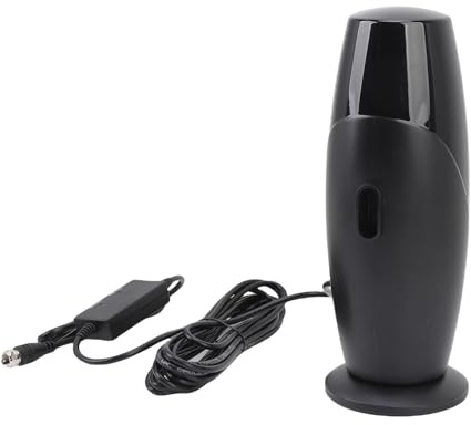 Annadue Antenna TV, Antenna Digitale HD Esterno Interno con Booster di Segnale di Amplificatore per Ricezione a Lunga Distanza 200 300 Miglia, Supporta UHF 4K 1080p VHF