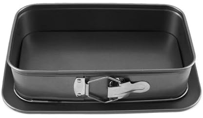 Molde desmontable profesional de acero al carbono con base extraíble para hornear tartas de queso, pan y pasteles