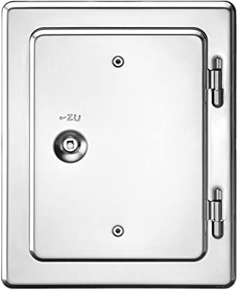 Upmann Kamintür 14x20 V2A, Vierkantverschluss