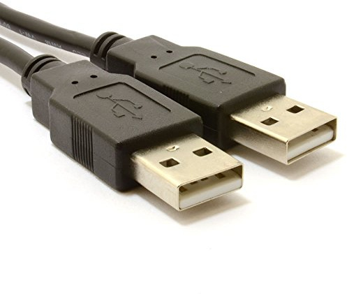 kenable Câble USB 2.0 A Mâle vers A Mâle Haute Vitesse pour Disques Durs Externes et Caméras 5m Noir