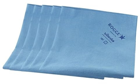 5er Set ROGGE & Vileda Prof. XXL Display Microfiber Cloth, 38x40cm, waschbar bis 95 Grad. Bestseller für: LED,LCD,TFT, Plasma, iPhone, iPad, iMac, Samsung, HTC, Microsoft Tablet, MSI