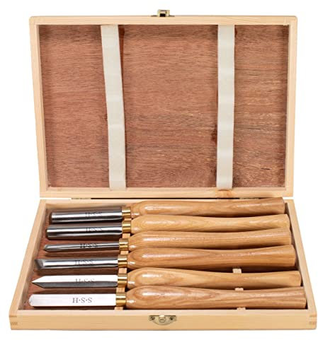 6 x Profi HSS Drechselmesser Midi-Satz Drechseleisen Drechselbank Drechselbeitel