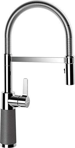 SCHOCK Küchenarmatur SC-550 Stone – Hochdruck Armatur CRISTADUR mit Festauslauf und Standard Norm-Anschlüssen