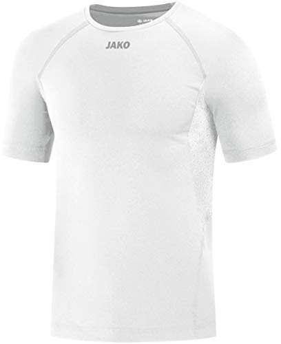 JAKO Herren T-Shirt Compression 2.0, Weiß, M