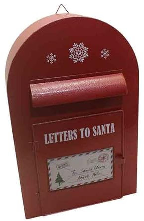 fg Cassetta della Posta di Babbo Natale Portalettere Natalizio Nuova 2022/23 25 x 12 x 38 cm 8705