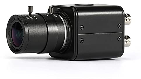 Cámara HD SDI, cámara de seguridad CCTV digital de 2MP 1080P, sensor de alta sensibilidad 1/2.8 CMOS con lente manual varifocal HD 3MP de 2.8-12 mm, adaptador de corriente CC 12 V 1 A, ahorro