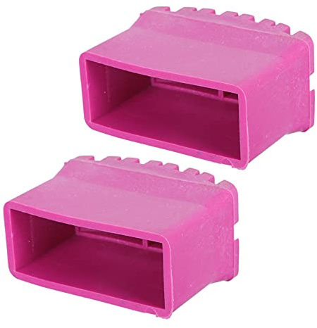2Pcs Telescopica Scaletta Antiscivolo Piedini In Gomma di Ricambio Scala a Pioli Piedi Tappetino Piede per Scaletta di Estensione/Parti di Scala/Accessori di Ricambio (Rosy)