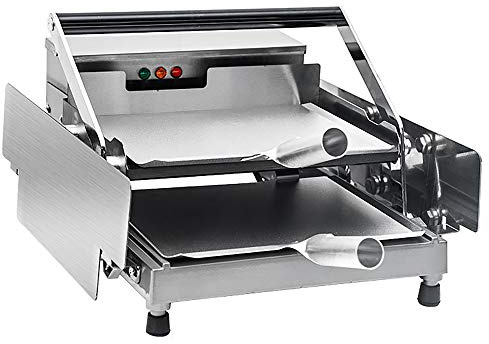 MUDSA Tostadora automática para Hamburguesas, máquina eléctrica para Calentar panecillos para Hamburguesas, máquina Comercial para Calentar Pan y Hamburguesas de Doble Capa
