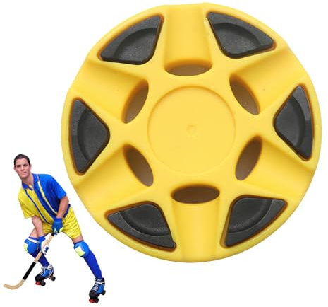 Eishockey-Pucks,Floor-Hockey-Pucks | Runder Boden-Straßen-Puck mit glatter Optik,Professionelle stabile Eishockeyausrüstung, Puck-Trainingszubehör für den Innen- und Außenbereich Neamou