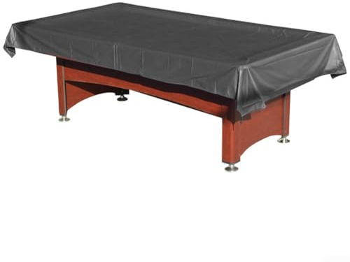 Billiard Pool Table Cover Snooker Tennis Table Cover Dustproof For 7Ft 8Ft Table,Waterproof Pool Table Accessories(256x155cm black)