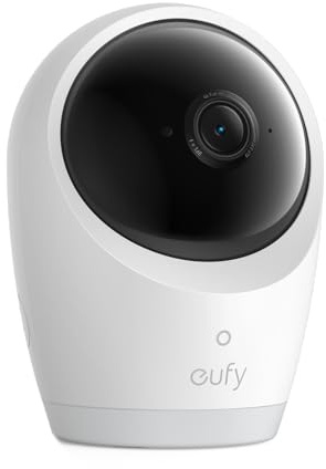 eufy Baby Monitor E21 Add-On Camera, 4K UHD Resolution, 330° Pan and 60° Tilt, 8× Zoom, Night Vision, 5000mAh Built-in Battery, ANR
