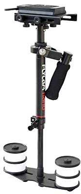 FLYCAM Système de stabilisateur de caméra Nano avec plaque à dégagement rapide. Stabilisateur de cardan de taille mini pour appareils photo reflex numériques et sans miroir. Charge utile jusqu'à 1,5