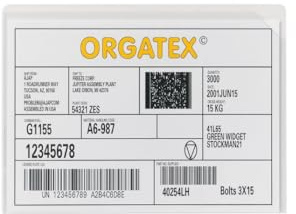 ORGATEX Kanban-Cover Beleghalter, selbstklebend, DIN A6 quer, 10 Stück | Hart-PVC; UV-beständig; für Belege, Karten und Regalbeschriftung; schneller Belegwechsel
