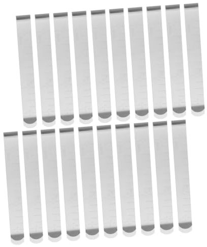 Holibanna 20pcs Stainless Steel Candy-Floss Clips Marshmallow Stabilizer Candy-Floss Machine Stabilizer for Candy Making