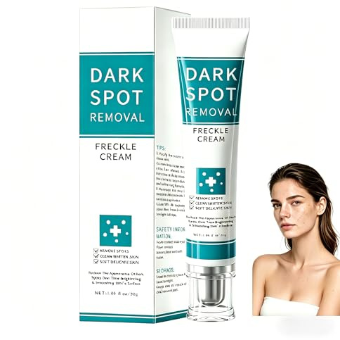 Anti Macchie Crema, Crema Viso per Macchie Scure, Crema per la rimozione delle macchie di pigmento, Utilizzato per Tono della Pelle Irregolare, Crema Schiarente Macchie per Viso e Corpo, 30g