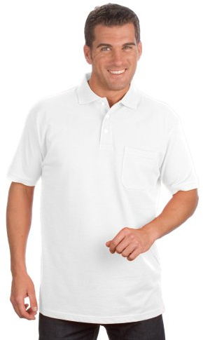 QUALITYSHIRTS Kurzarm Poloshirt mit Brusttasche Gr. S - 8XL