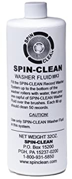 Spin-Clean Record Washer Fluid 32oz. | Alcohol-Free Record Cleaner Solution | Vinyl Record Cleaner Fluid