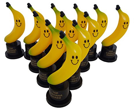 Dondor Trophäe aus Kunststoff, Goldfarben (Top Banana)