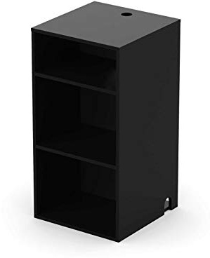 Glorious Modular Mix Rack Black - Due ampi scomparti per dischi da 12'' e uno scomparto per dischi da 7'', l'area di stoccaggio offre spazio sufficiente per un giradischi, un lettore CD o un mixer