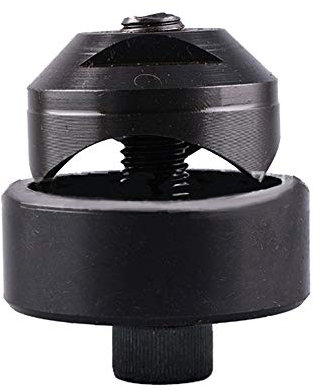 TF Perforatrice en métal, 16-50 mm, antidérapante, durable, Q.Max, perforatrice pour tôle, noir