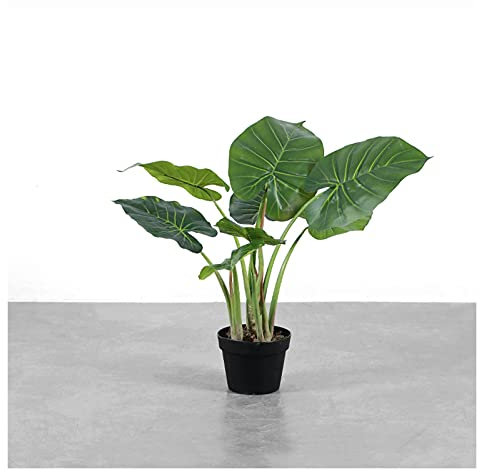 zxb-shop Künstlicher Baum Wunderschöne und detaillierte künstliche Topfpflanzen mit schwarzem Plastiktopf, für Heimbüro Indoor-Faux-Grünpflanzen, 31 Zoll Simulation Bonsai