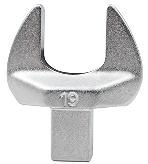 Open End Interchangeable Torque Wrench Head Compatible with 0.55 x 0.71 inch Torque Wrenches, 8 Sizes for You to Choose