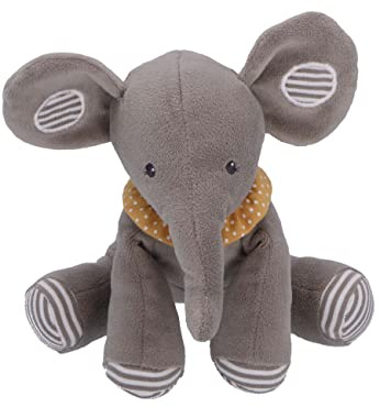 Sterntaler Baby Unisex Kuscheltier Baby Spieltier klein Elefant Eddy - Baby Stofftier, Babyspielzeug, Kuscheltier - grau