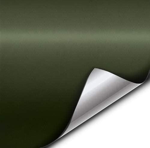 VViViD® Matte Military Army Green Vinyl Wrap Roll with Air Release Technology (1.49ft x 5ft)