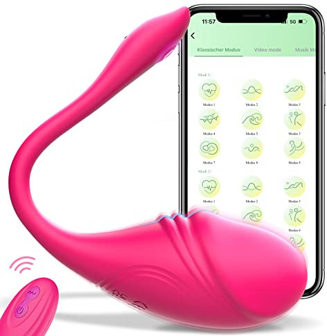 Dildo Vibrator Sexspielzeug Vibration für Frauen - Vibratoren Sex Spielzeug für Paare mit APP mit 9 Vibrationsmodi, Bluetooth Vibration für Frauen Sex Spielzeug für die Frau Vibratoren Sex Toys