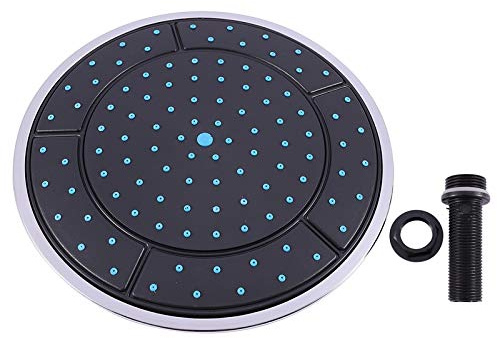Barabesty 1 x douche de pluie ronde en plastique de 25 cm pour douche, buse de toit, accessoires de cabine