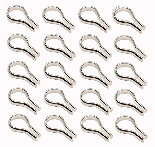 TERF® Traditional Banjo Style Polished Nickel Bookcase Furniture Shelf Support Stud for Kitchen Cabinet Wardrobe Bookcase - Pack of 20