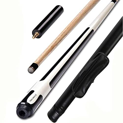 sxysdkjco Billard Queue Pool Cue Handgefertigtes Billardtischzubehör mit 1/2 Scharnier, perfekt gerade, tragbare Tasche/Koffer – 11,5 mm Queuespitzen 231116(Color:B,Size:Barrel Set)