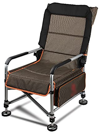 MOOWI Camping Stuhl Folding Director Chair kann mehrere Angelstangen Tackle-Tablett-Regenschirm-Zubehör-Angelstühle for Camping Wild Beach halten Anglerstuhl