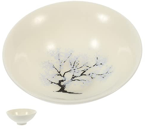 OUNONA Japanese Ceramic Cherry Blossom Teacup 70ml Heat Sensitive Color Changing Cup for Hot and Cold Beverages Tea Ceremony Utensil for Entertaining and Gathering