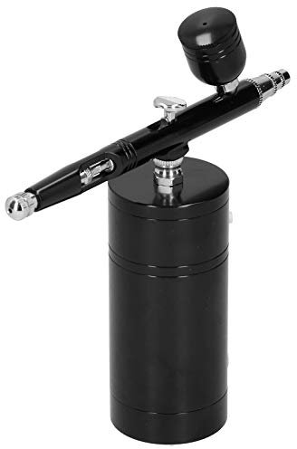 Tragbarer Single-Action-Mini-Sprühstift, Aluminium, Schwarze Farbe, Airbrush-Set