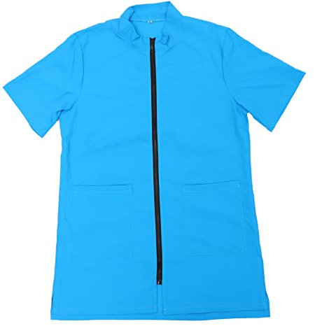 BESPORTBLE Haustierpflege Arbeitsuniform Mit Reißverschluss Leichte Atmungsaktive Schürze Aus Wasserabweisendem Material Für Klinik Und Schönheitssalon Unisex XL