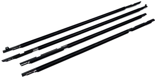 BEUTEE Kantenschutz 4PCS Äußere Windows Gummi Dichtungs Tür Dichtung Gürtel Moulding Trim Für Toyota Für Land Für Cruiser 80 Serie 1991-1998 Gummidichtung