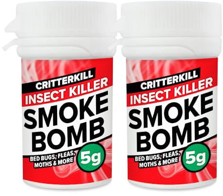 CritterKill 5g Smoke Bomb Fogger For Fleas, Bedbugs, Moths and All Insects | Professional Strength (2)