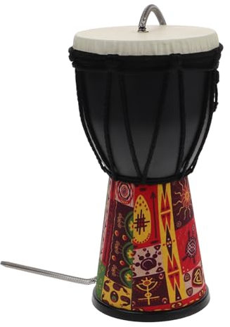 Vaguelly Djembe Trommel Afrikanische Handtrommel Aus Ziegenhaut Für Anfänger Und Musikliebhaber Leicht Spielbar Vielseitig Einsetzbar Für Percussion Und Musikunterricht Für Exzellenten