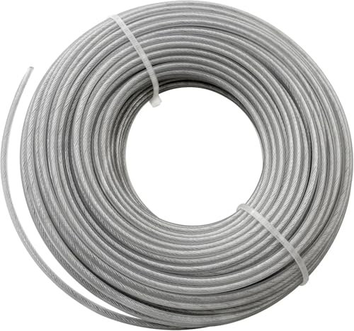 Filo Tondo for decespugliatore da Giardino 2.7/3.0/4.0mm * 10/15m Filo Tondo in Nylon for decespugliatore in Acciaio(4.0mm 10m)