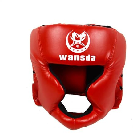 Cascos De Boxeo, Casco De Boxeo para Sparring, Casco De Boxeo para Niño Adulto, Casco De Boxeo De Entrenamiento, Casco De Boxeo De Sintético para Boxeo Muay Thai, Protector De Cabeza Acolchado