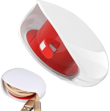 Avvolgicavo automatico – organizer per cavi per auricolari, avvolgicavo USB, supporto portatile per la gestione dei cavi, avvolgicavo automatico per auricolari, per casa, ufficio e auto