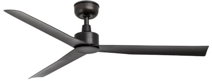ventyly / RIVER/Ventilador de techo marrón para exterior sin luz Ø125 cm/Ultrasilencioso, bajo consumo, 6 Velocidades, mando a distancia con temporizador, verano-Invierno