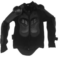 Protektorenjacke AHP Protektorenweste Protektor Körperschutz Motorrad Motocross Schwarz
