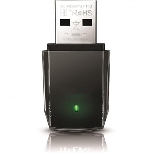 Adaptador - Adaptador USB Mini para conexión WiFi, Velocidad AC1300, Soporte para múltiples Bandas, Compacto y fácil de Usar.