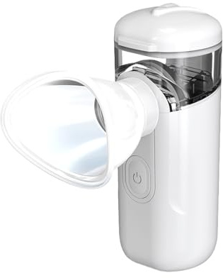 Eye Steamer - Portable Electric Mist Sprayer | Ultrasonic Rechargeable with 2 Masks & Mouthpiece for Eye Relaxation Facial Hydration Cold Relief Travel and Home Use