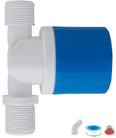 Lembeauty Válvula De Flotador De Control De Nivel De Agua | Control Automático De Nivel Para Tanques De Agua - Accesorio Integrado de Tubería Inteligente Automática para Jardín, Estanque, Piscina